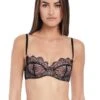 B.Tempt'd B.Sultry Night Padded Balcony Bra B.Tempt'd 1 B.Tempt'd B.Sultry Night Padded Balcony Bra B.Tempt'd -Lingerie Store BTemptd B.Sultry Bra black peach Knicker Locker