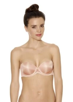 B.Tempt'd Faithfully Yours Nude Strapless Push Up Bra B.Tempt'd