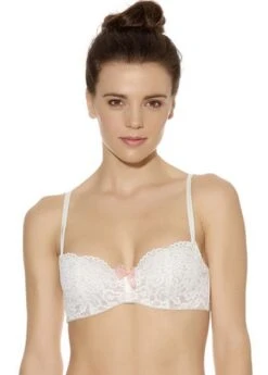 B.Tempt'd Ciao Bella Vanilla Padded Balcony Bra B.Tempt'd