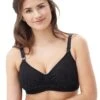 Royce Blossom Black Soft Cup Nursing Bra Royce Lingerie -Lingerie Store Blossom 1018 knicker locker