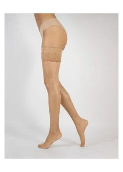Cette Versailles Nude Sheer Hold Ups Cette Hoisery -Lingerie Store Cette versailles hold ups beige knicker locker