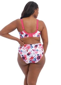 Elomi Morgan Pink Floral Underwire Bra Elomi 10 Elomi Morgan Pink Floral Underwire Bra Elomi -Lingerie Store Elomi Lingerie Morgan Pink Floral Underwired Banded Bra Stretch back knicker Locker