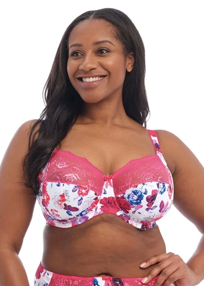 Elomi Morgan Pink Floral Underwire Bra Elomi 4 Elomi Morgan Pink Floral Underwire Bra Elomi - Image 2