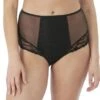 Fantasie Ana Black High Waist Brief Fantasie -Lingerie Store FANTASIE ANA BLACK HIGH WAIST BRIEF KNICKER LOCKER