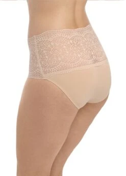 Fantasie Lace Ease Nude Invisible Full Brief Fantasie -Lingerie Store FANTASIE LACE EASE NATURAL BEIGE INVISIBLE STRETCH FULL BRIEF SIDE KNICKER LOCKER