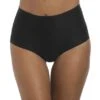 Fantasie Smoothease Black Invisible Full Brief Fantasie -Lingerie Store FANTASIE SMOOTHEASE BLACK ONE SIZE FITS ALL BRIEF KNICKER LOCKER