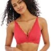 Freya Femme Fatale Red Non Wired Bralette Freya 2 Freya Femme Fatale Red Non Wired Bralette Freya -Lingerie Store FREYA FATALE CHILLI RED NON WIRED BRALETTE KNICKER LOCKER