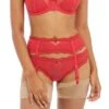 Freya Femme Fatale Red Suspender Belt Freya 2 Freya Femme Fatale Red Suspender Belt Freya -Lingerie Store FREYA FATALE CHILLI RED SUSPENDER BELT FRONT KNICKER LOCKER
