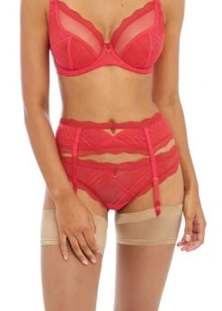 Freya Femme Fatale Red Suspender Belt Freya