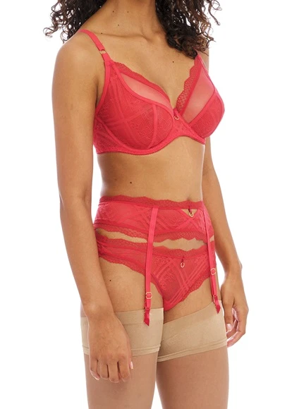 Freya Femme Fatale Red Suspender Belt Freya 4 Freya Femme Fatale Red Suspender Belt Freya - Image 2