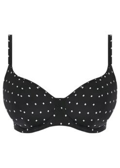 Freya Jewel Cove Black Padded Bikini Top Freya 7 Freya Jewel Cove Black Padded Bikini Top Freya -Lingerie Store FREYA JEWEL COVE BLACK UW SWEETHEART PADDED BIKINI TOP FLAT KNICKER LOCKER