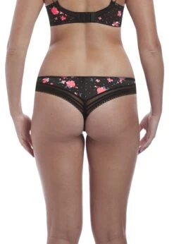 Freya Viva Brazilian Thong Freya 8 Freya Viva Brazilian Thong Freya -Lingerie Store FREYA VIVA BLACK THONG BACK 2 KNICKER LOCKER