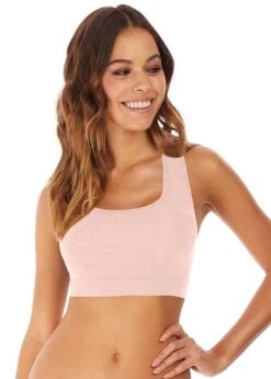 B.Tempt'd Future Foundations Rose Smoke Crop Top B.Tempt'd