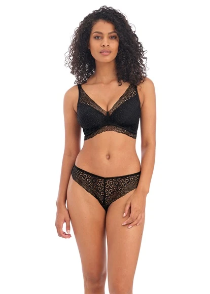 Freya Erin Black Non Wired Bralette Freya 4 Freya Erin Black Non Wired Bralette Freya - Image 2