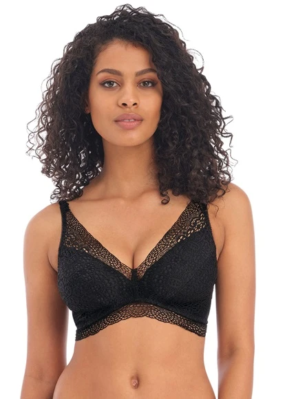 Freya Erin Black Non Wired Bralette Freya 3 Freya Erin Black Non Wired Bralette Freya