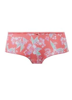 Freya Erin Hot Coral Short Freya -Lingerie Store Freya Lingerie Erin Hot Coral Short Flat Knicker Locker