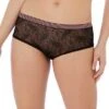 Freya Wild Black Rose Short Freya 1 Freya Wild Black Rose Short Freya -Lingerie Store Freya Lingerie Wild Black Rose Short front Knicker Locker