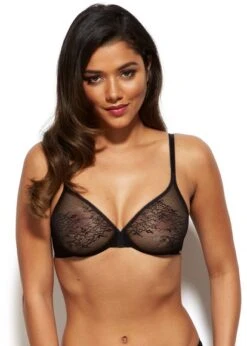 Gossard Glossies Lace Black Sheer Bra Gossard