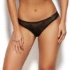 Gossard Glossies Lace Black Thong Gossard -Lingerie Store Gossard Glossies Lace Black thong Knicker Locker
