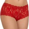 Hanky Panky Signature Lace Red Boyshort Hanky Panky 2 Hanky Panky Signature Lace Red Boyshort Hanky Panky -Lingerie Store Hanky panky boyshort red knicker locker