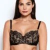 Katherine Hamilton Abbie Black Eyelash Lace Bra Katherine Hamilton 1 Katherine Hamilton Abbie Black Eyelash Lace Bra Katherine Hamilton -Lingerie Store Katherine Hamilton Abbie Black Bra Front