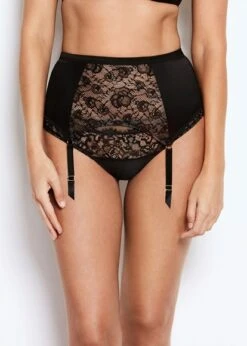 Katherine Hamilton Abbie Black Suspender Belt Katherine Hamilton
