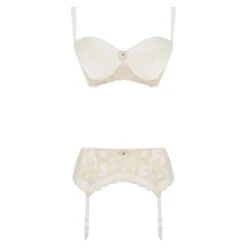 Fantasie Mae Ivory Moulded Strapless Bra Fantasie 11 Fantasie Mae Ivory Moulded Strapless Bra Fantasie -Lingerie Store MAE CHAMPAGNE UNDERWIRED MOULDED STRAPLESS BRA 9100 SUSPENDER BELT 9104