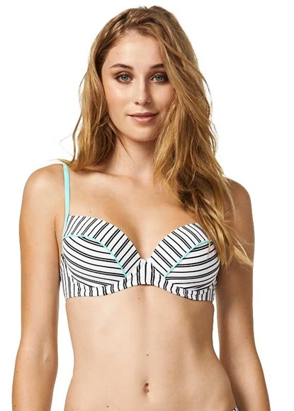 Piha Shadow Stripes Plunge Bikini Top Piha 3 Piha Shadow Stripes Plunge Bikini Top Piha