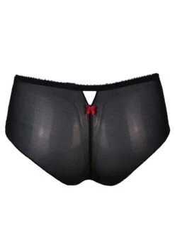 Pour Moi Amour Black/Scarlet Short Pour Moi -Lingerie Store Pour moi amour black scarlet shorty back knicker locker