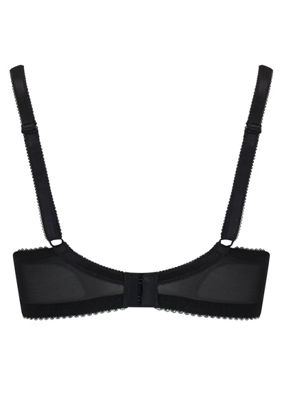 Pour Moi Amour Black/Scarlet Underwired Bra Pour Moi 5 Pour Moi Amour Black/Scarlet Underwired Bra Pour Moi - Image 3