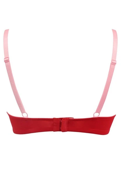 Pour Moi Romance Red Moulded Push Up Bra Pour Moi 6 Pour Moi Romance Red Moulded Push Up Bra Pour Moi - Image 4