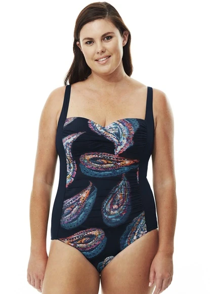 Quayside Paisley Twist Swimsuit Quayside 3 Quayside Paisley Twist Swimsuit Quayside