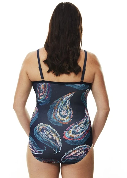 Quayside Paisley V-Neck Swimsuit Quayside 3 Quayside Paisley V-Neck Swimsuit Quayside - Image 2