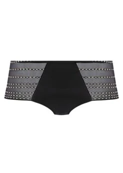 Wacoal Respect Black Full Brief Wacoal -Lingerie Store RESPECT BLACK WITH CHAMPAGNE FULL BRIEF FLATLAY KNICKER LOCKER
