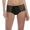 Wacoal Respect Black Short Wacoal -Lingerie Store RESPECT BLACK WITH CHAMPAGNE SHORT KNICKER LOCKER