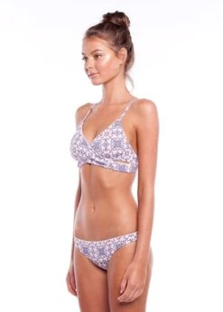 Rhythm Havana Wrap Bikini Top Rhythm Livin 9 Rhythm Havana Wrap Bikini Top Rhythm Livin -Lingerie Store RHYTHM HAVANA WRAP TOP STEEL SIDE KNICKER LOCKER