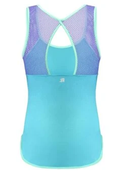 Shock Absorber Activewear Tank Top Shock Absorber 9 Shock Absorber Activewear Tank Top Shock Absorber -Lingerie Store S066E 07O TANK TOP FLAT BACK OCEAN WAVE KNICKER LOCKER