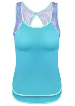 Shock Absorber Activewear Tank Top Shock Absorber 8 Shock Absorber Activewear Tank Top Shock Absorber -Lingerie Store S066E 07O TANK TOP FLAT OCEAN WAVE KNICKER LOCKER