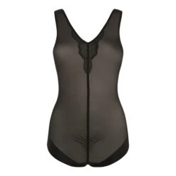 Wacoal Vision Black Cupless Control Body Wacoal -Lingerie Store VISION BLACK CUPLESS CONTROL BODY 112012 B2028129