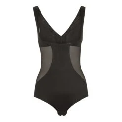 Wacoal Vision Black Cupless Control Body Wacoal -Lingerie Store VISION BLACK CUPLESS CONTROL BODY 112012 F