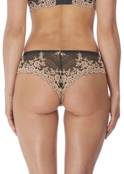 Wacoal Embrace Lace Ebony Tanga Wacoal 8 Wacoal Embrace Lace Ebony Tanga Wacoal -Lingerie Store WACOAL EMBRACE LACE EBONY SHIFTING SAND TANGA BACK KNICKER LOCKER