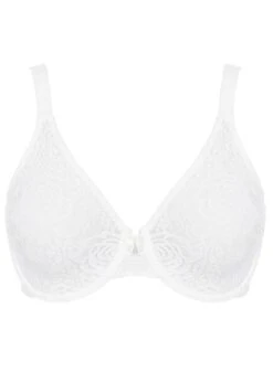 Wacoal Halo Lace Ivory Underwire Bra Wacoal 7 Wacoal Halo Lace Ivory Underwire Bra Wacoal -Lingerie Store WACOAL HALO LACE IVORY MOULDED UNDERWIRE BRA FLAT KNICKER LOCKER