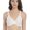 Wacoal Halo Lace Ivory Underwire Bra Wacoal -Lingerie Store WACOAL HALO LACE IVORY MOULDED UNDERWIRE BRA KNICKER LOCKER