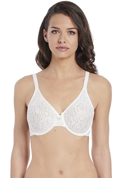 Wacoal Halo Lace Ivory Underwire Bra Wacoal 3 Wacoal Halo Lace Ivory Underwire Bra Wacoal