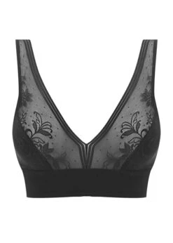 Wacoal Net Effects Black Bralette Wacoal -Lingerie Store WACOAL NET EFFECTS BLACK BRALETTE FLATLAY KNICKER LOCKER