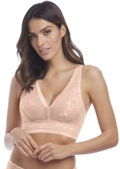 Wacoal Net Effects Rose Dust Bralette Wacoal