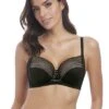 Wacoal Respect Black Full Cup Bra Wacoal 1 Wacoal Respect Black Full Cup Bra Wacoal -Lingerie Store WACOAL RESPECT BLACK WITH CHAMPAGNE FULLER FIGURE BRA KNICKER LOCKER