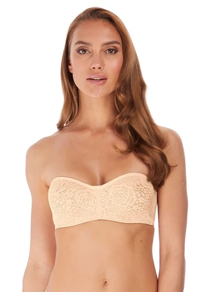 Wacoal Halo Lace Nude Strapless Bra Wacoal 3 Wacoal Halo Lace Nude Strapless Bra Wacoal