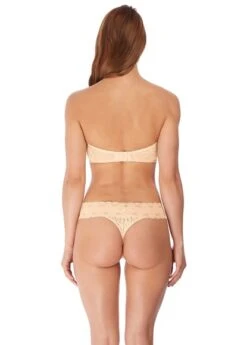 Wacoal Halo Lace Nude Strapless Bra Wacoal 12 Wacoal Halo Lace Nude Strapless Bra Wacoal -Lingerie Store Wacoal Halo Lace Nude strapless bra back Knicker Locker