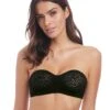 Wacoal Halo Lace Black Strapless Bra Wacoal 1 Wacoal Halo Lace Black Strapless Bra Wacoal -Lingerie Store Wacoal Halo Lace Strapless Black bra Knicker Locker